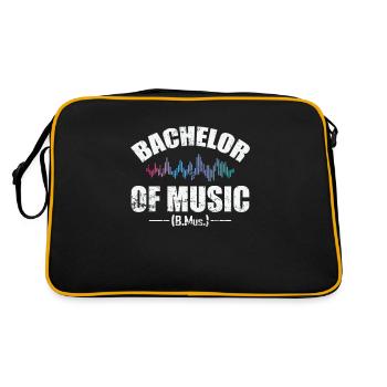 Baccalauréat en éducation musicale - Sac Retro - noir/or - Dos