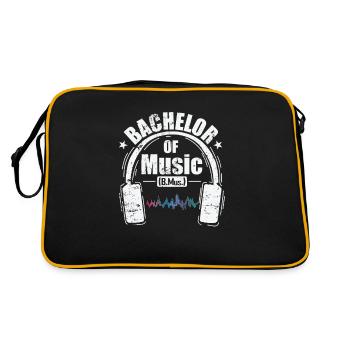 Baccalauréat en études musicales - Sac Retro - noir/or - Dos