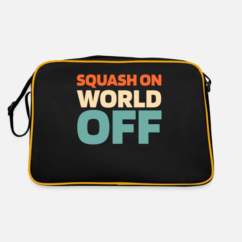 Squash Squash On World Off Retro Tasche