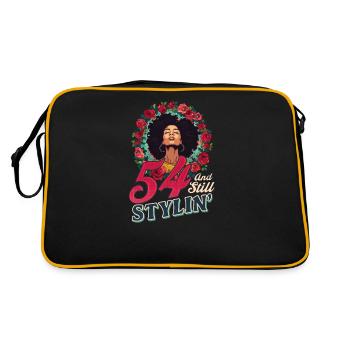 54th Birthday 54 and Still Stylin' - Retro Bag - black/gold - Back