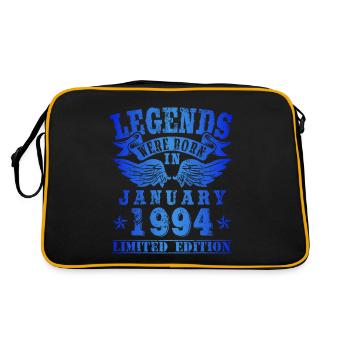 Les légendes sont nées en Janvier 1994 Anniversaire - Sac Retro - noir/or - Dos