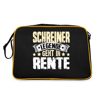 La légende du charpentier prend sa retraite - Sac Retro - noir/or - Dos