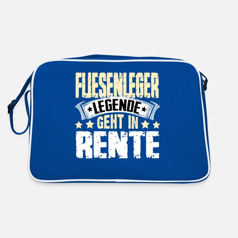 Fließenleger Legende Geht In Rente Retro Tasche