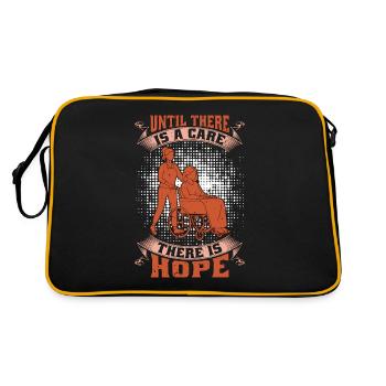 Geriatric Nurse Until There Is A Care There Nurses - Retro Bag - black/gold - Back