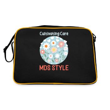 Infirmière MDS Cultiver les soins, style MDS - Sac Retro - noir/or - Dos