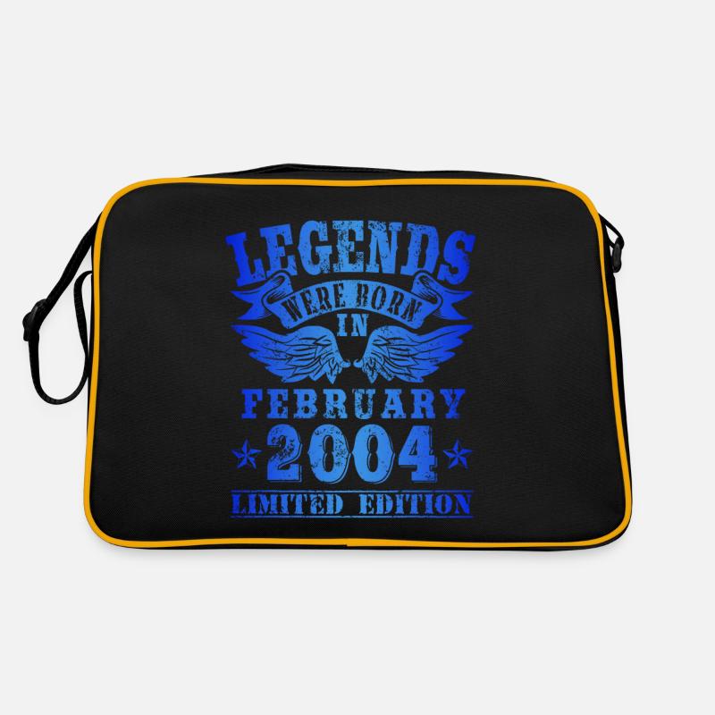 Legends est né en février 2004 Anniversaire Sac Retro