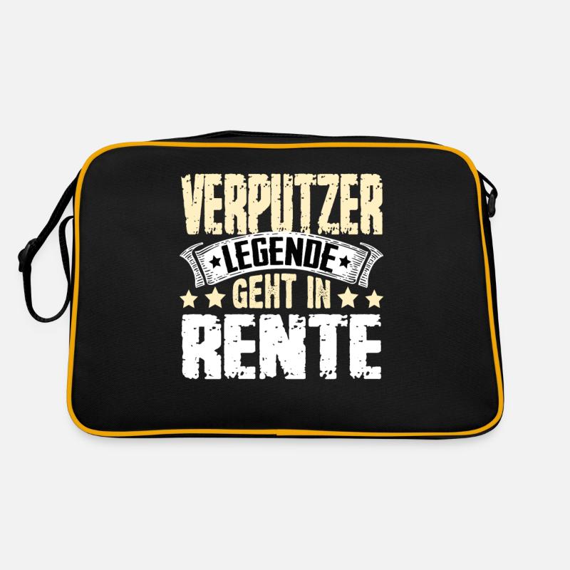 Verputzer Legende Geht In Rente Retro Tasche