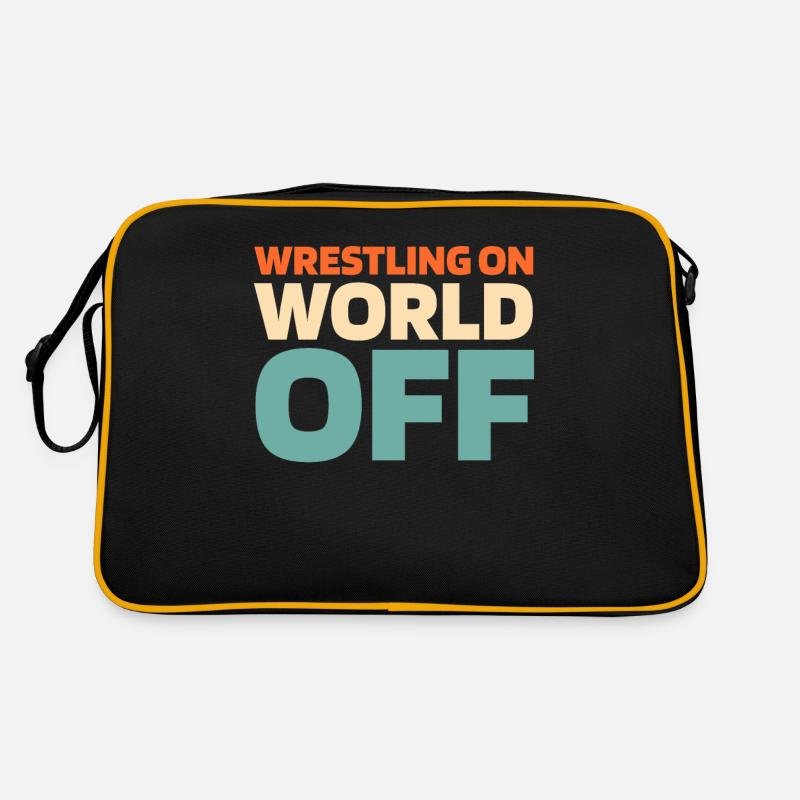 Lutteur Wrestling On World Off Sac Retro