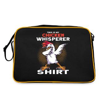 Poulet frais Big Hen - Sac Retro - noir/or - Dos