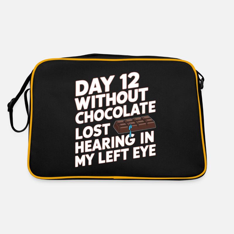 Jour 12 Sans chocolat, perte de l’audition dans mes yeux23 Sac Retro