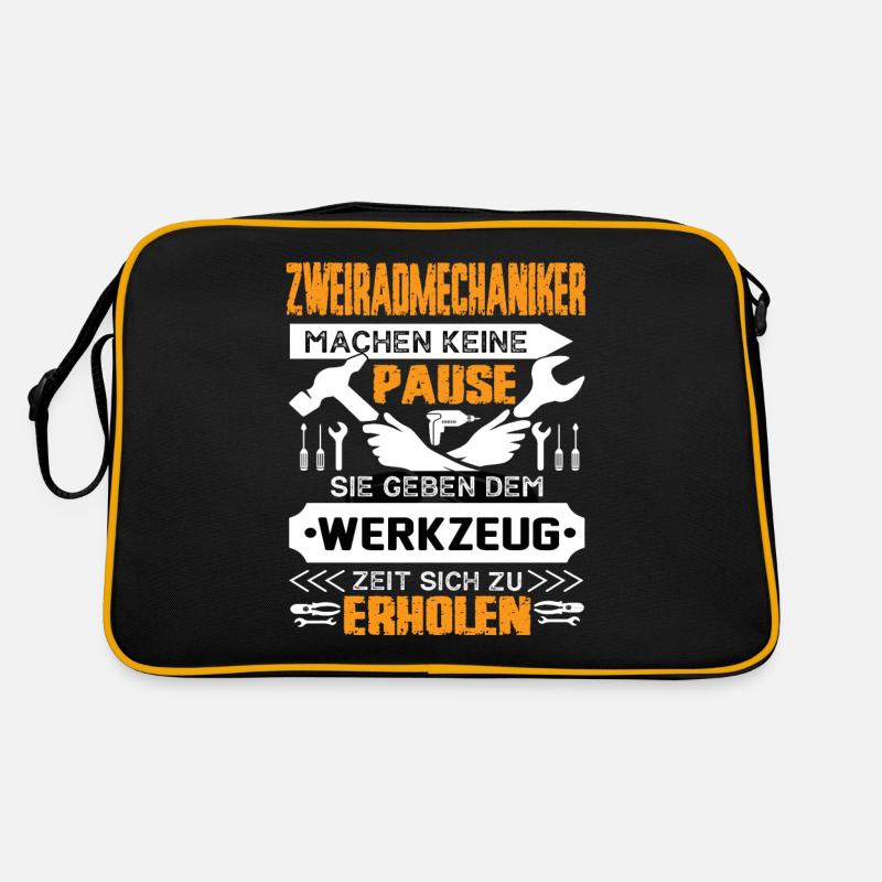 Two-wheeler mechanics don't take a break Retro Bag