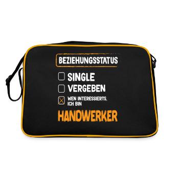 Craftsman Relationship Status - Retro Bag - black/gold - Back