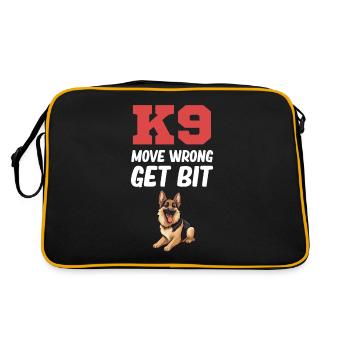 Se tromper, se faire mordre un chien - Sac Retro - noir/or - Dos