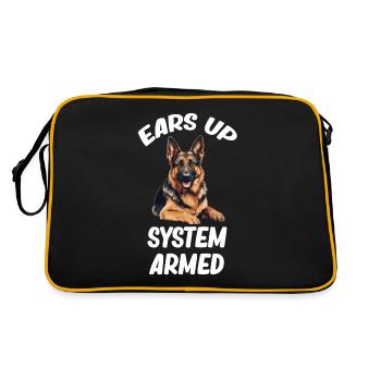 Ears Up Armed Police System - Retro Bag - black/gold - Back