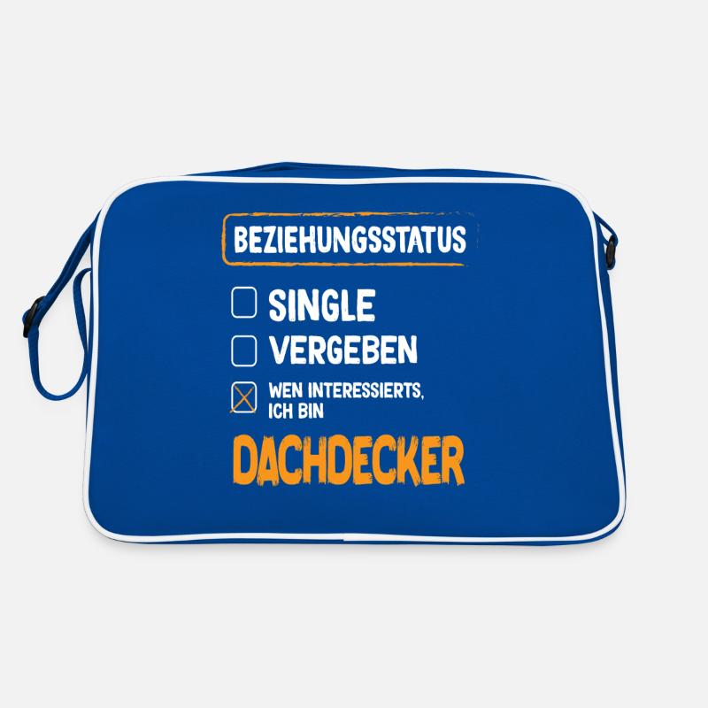 Dachdecker Beziehungsstatus Retro Tasche