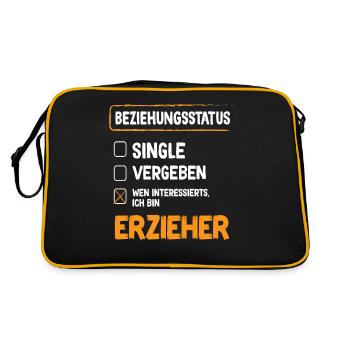 Statut relationnel de l’éducateur - Sac Retro - noir/or - Dos