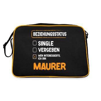 Statut relationnel de Maurer - Sac Retro - noir/or - Dos