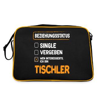 Statut de la relation de charpentier - Sac Retro - noir/or - Dos