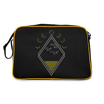 Seagull Abstract Moon Phases - Retro Bag - black/gold - Back
