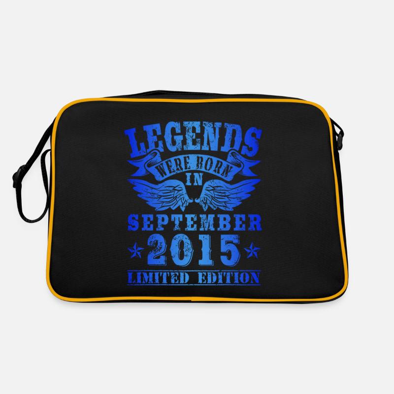 Les légendes sont nées le jour de l'anniversaire de septembre 2015 Sac Retro