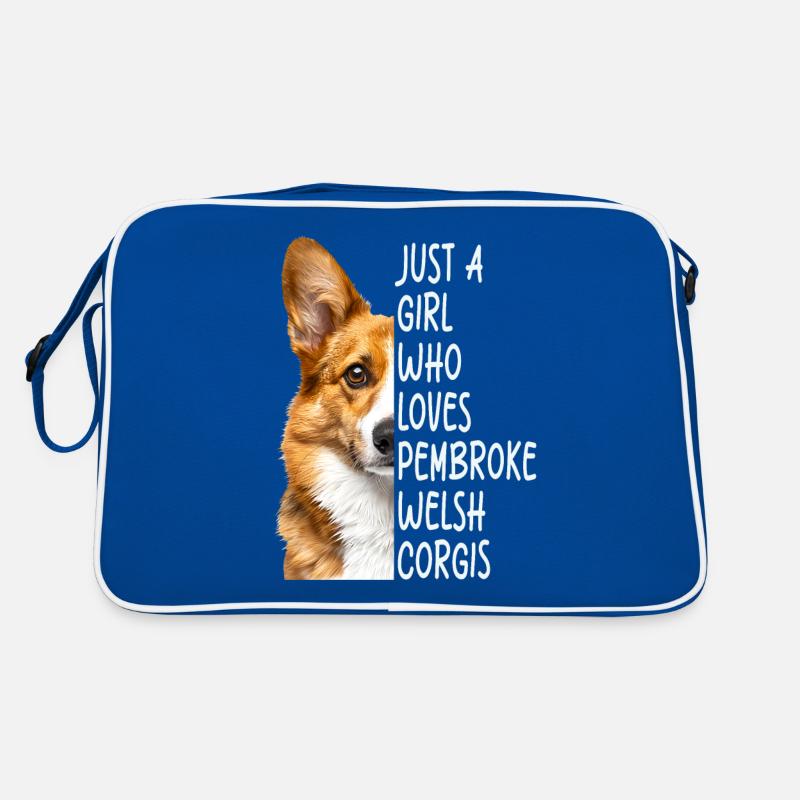 Terrier Welsh Geschenk Retro Tasche