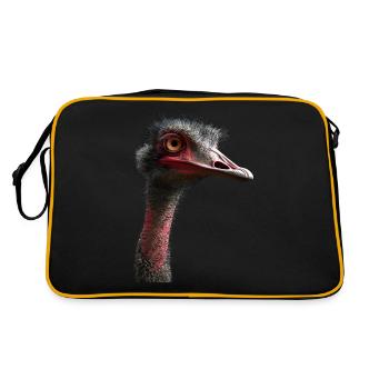 Ostrich - Retro Bag - black/gold - Back