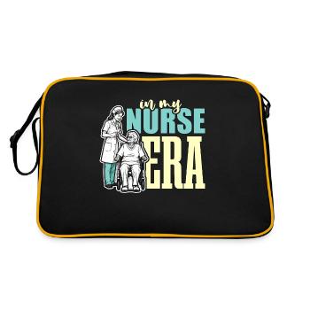 Geriatric Nurse In My Nurse Era Geriatric Nursing - Retro Bag - black/gold - Back
