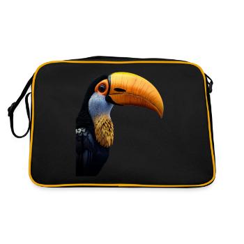 Toucan - Retro Bag - black/gold - Back