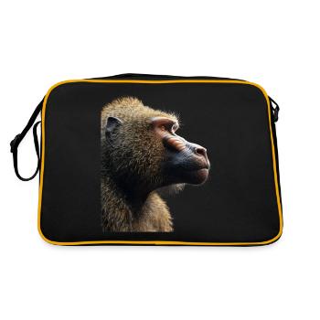 Baboon - Retro Bag - black/gold - Back