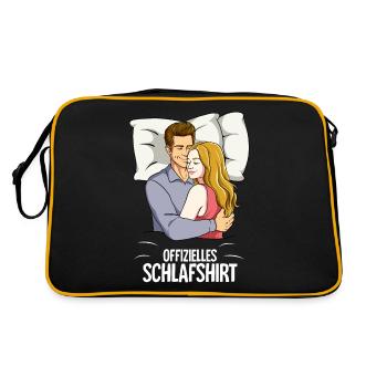 Partenaire officiel de la chemise de nuit - Sac Retro - noir/or - Dos