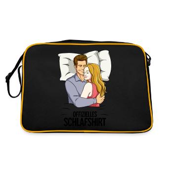 Partenaire officiel de la chemise de nuit - Sac Retro - noir/or - Dos