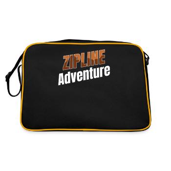 Tyrolienne Aventure Tyrolienne Parapente Tyrolienne - Sac Retro - noir/or - Dos