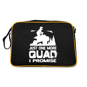 Juste un quad de plus, je vous promets quad quad atV - Sac Retro - noir/or - Dos