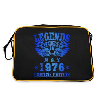 Les légendes sont nées en mai 1976 Anniversaire - Sac Retro - noir/or - Dos