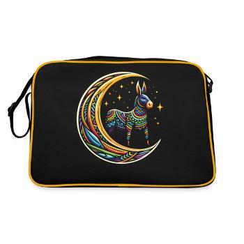 Muli Donkey Tribal Moon - Sac Retro - noir/or - Dos