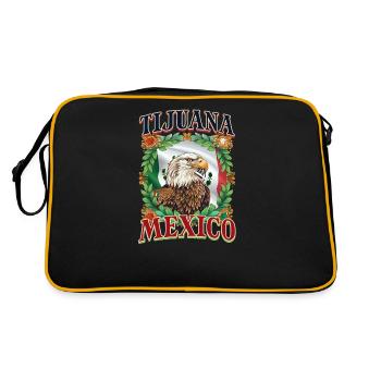 Tijuana Tijuana Mexico - Retro Bag - black/gold - Back