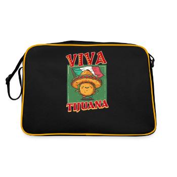 Tijuana Viva Tijuana - Retro Bag - black/gold - Back