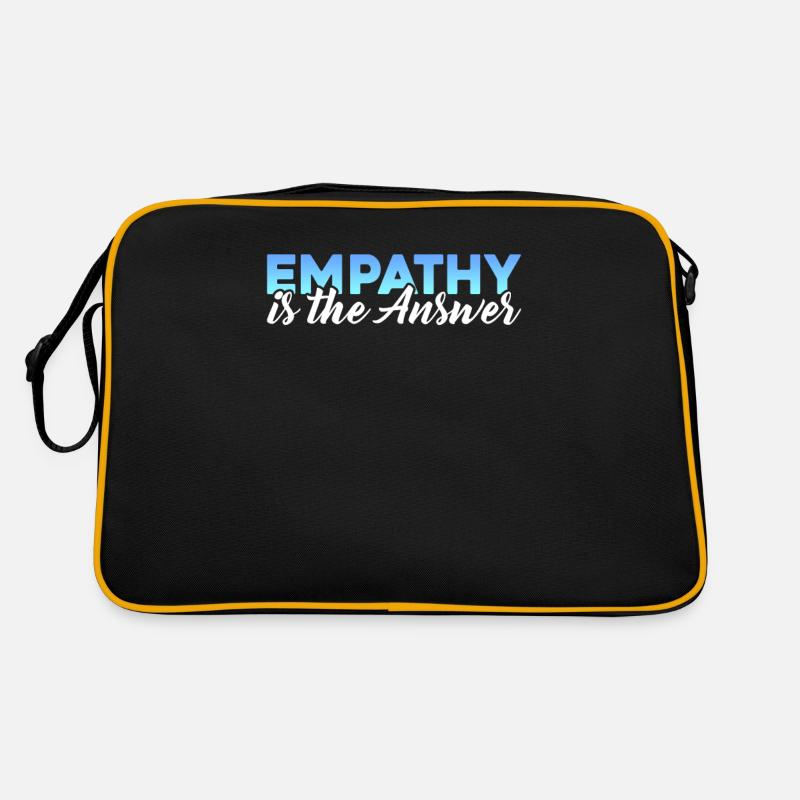 Empathy is the answer Retro Bag
