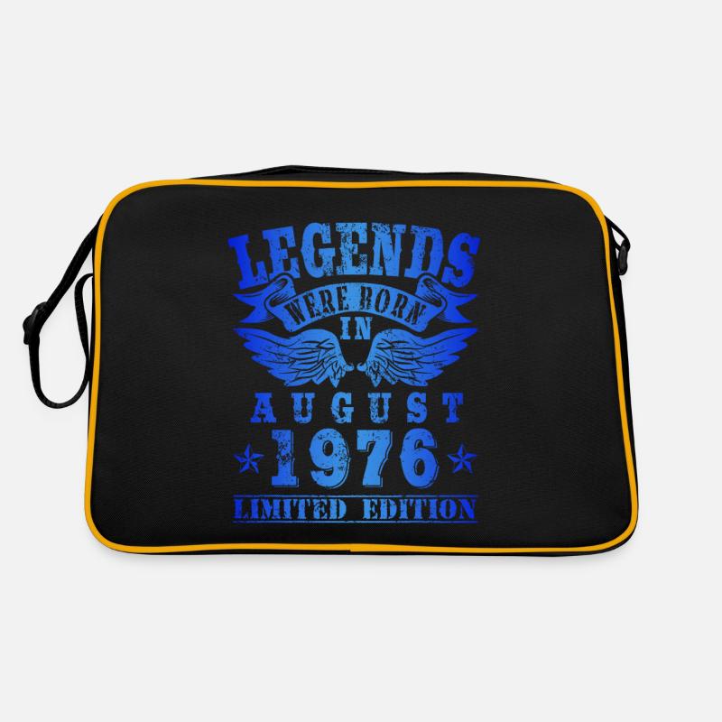 Legends were born in August 1976 Geburtstag Retro Tasche