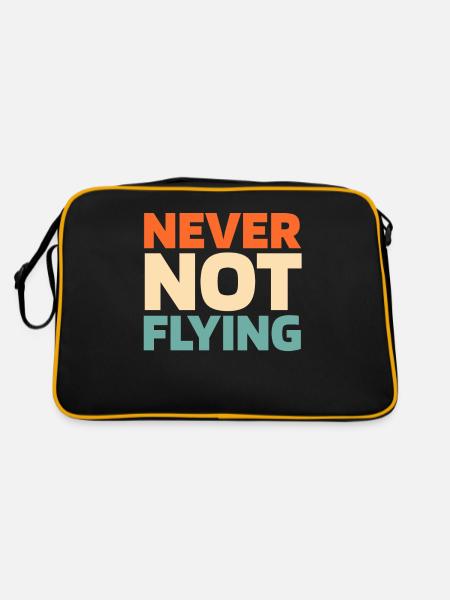 Drohne Quadrocopter - Retro Tasche - Schwarz/Gold - Hinten