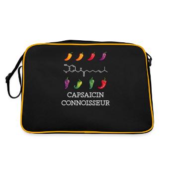 Aficionado de la sauce piquante Capsaicin Connoisseur - Sac Retro - noir/or - Dos
