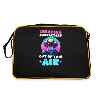 Le théâtre d’improvisation : créer des personnages à partir de rien - Sac Retro - noir/or - Dos