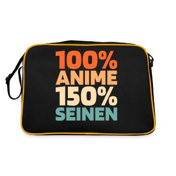 Manga d’anime - Sac Retro - noir/or - Dos