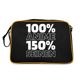 Anime Manga - Retro Bag - black/gold - Back