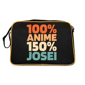 Manga d’anime - Sac Retro - noir/or - Dos