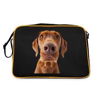Vizsla - Retro Bag - black/gold - Back