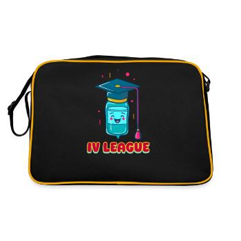 ED Nurse IV League - Retro Bag - black/gold - Back