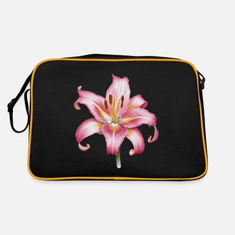 Stargazer Lily Oriental Retro Bag