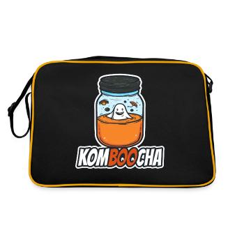 Kombucha Maker Kombucha Tea Lovers - Sac Retro - noir/or - Dos