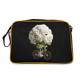 Chou-fleur - Sac Retro - noir/or - Dos
